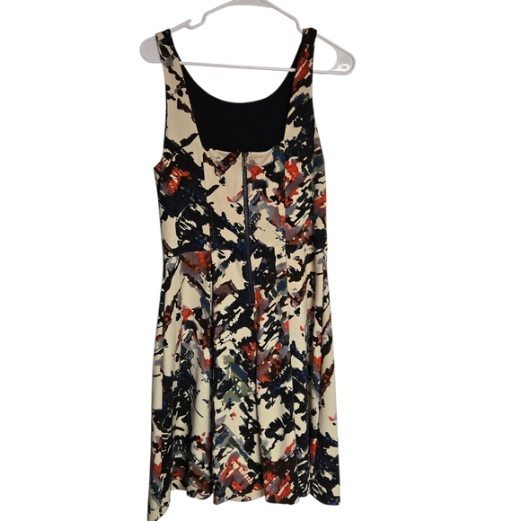 MAEVE Anthropologie Womens L Dress Capelle Fit & Flare Pockets Knee Length Lined - Picture 3 of 5